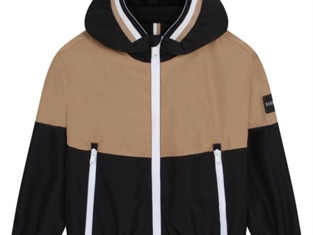 Hugo Boss Hooded Windbreaker Black Online