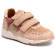 Bisgaard Karla V Kardborreband Skor Rose For Cheap