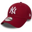 NEW ERA League Essential 9Forty New York Yankees Dark Red For Discount