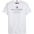 Tommy Hilfiger Logo T-shirt White For Discount