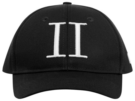 Les Deux Kids Black White Encore Organic Baseball Cap Hot on Sale