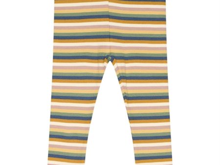 Petit Piao Multi Striped Modal Leggings Hot on Sale