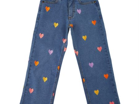 THE NEW Medium Blue Dania Wide Jeans Online Hot Sale