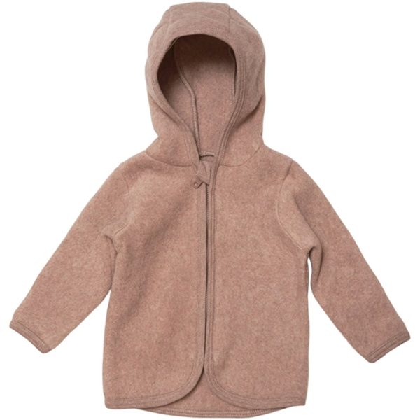 Huttelihut Poofy Baby Jakke Bomull Fleece Ash Rose Online Sale