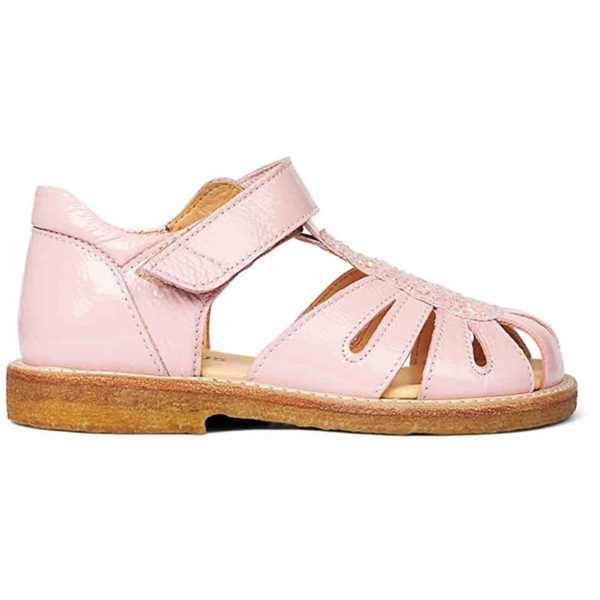 Angulus Sandal M. Kardborreband Peach Peach Glitter For Cheap