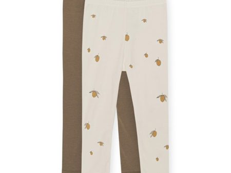 Konges Sløjd Lemon Shitake Basic Leggings 2-pack Online