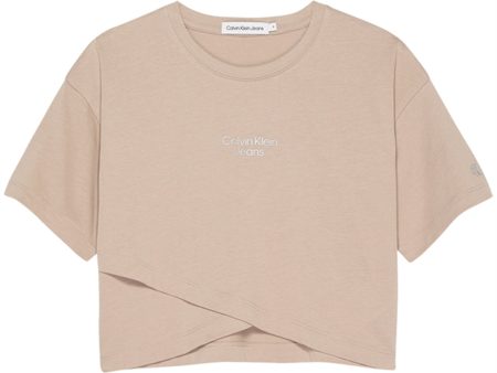 Calvin Klein Stack Logo Overlap T-Shirt Merino Sale