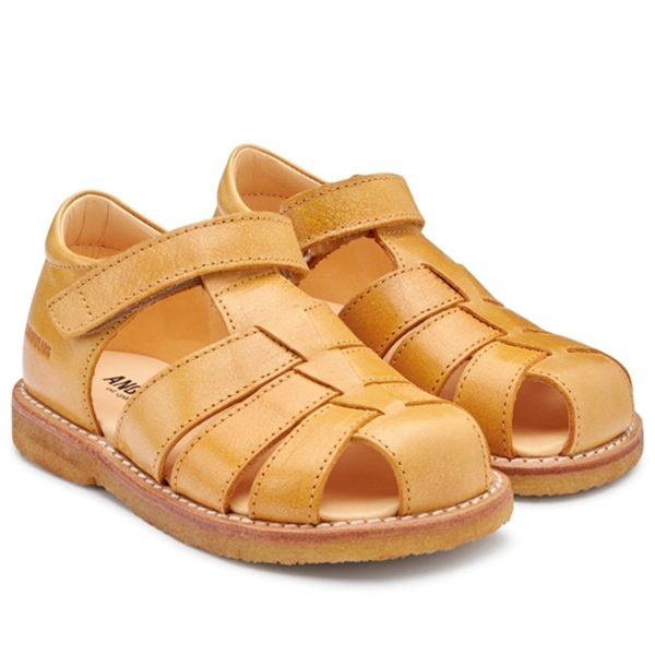 Angulus Sandal M. Kardborreband Camel Online Hot Sale