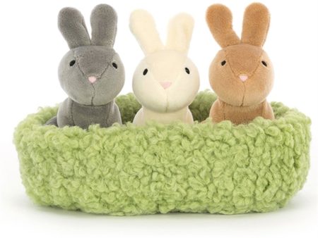 Jellycat Nesting Kaniner 10 cm Fashion