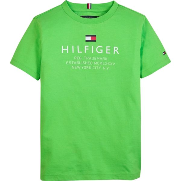 Tommy Hilfiger Logo T-shirt Spring Lime Hot on Sale