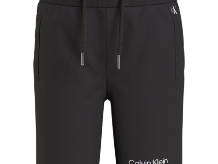 Calvin Klein Stack Logo Jogger Shorts Ck Black Supply