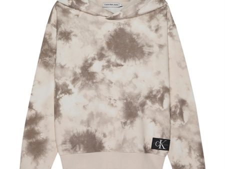 Calvin Klein Hoodie Tie Dye Aop Online now