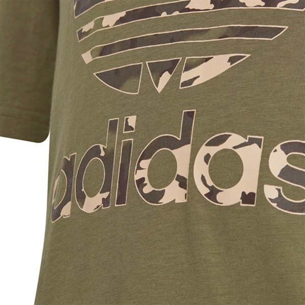 adidas Originals Olive T-Shirt For Cheap