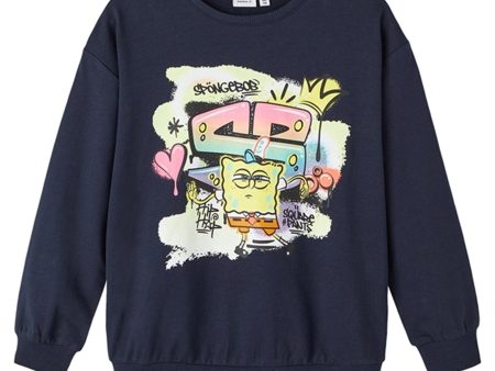 Name it Dark Sapphire Fyr Spongebob Sweatshirt Discount