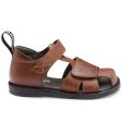 Angulus Sandal M. Kardborreband Cognac For Cheap