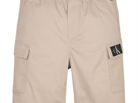 Calvin Klein Cargo Shorts Classic Beige For Discount