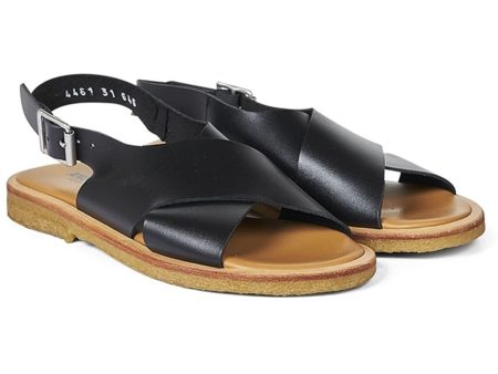 Angulus Sandal M. Spänne Stängning Svart Online Hot Sale