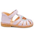 Angulus Hjerte Sandal M. Kardborreband Ljus Lila Mint Glitter Sale