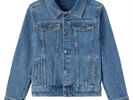 Name it Medium Blue Denim Jack Denim Jacka Noos For Sale