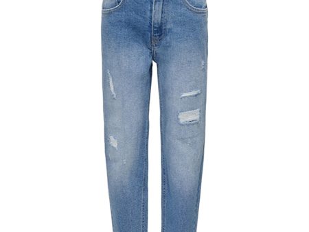 Kids ONLY Light Blue Denim Calla Mom Fit Jeans Fashion