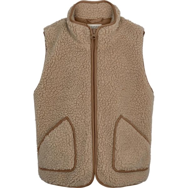 MarMar Joby Teddybear Fleece Väst Sandstone Online