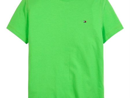 Tommy Hilfiger Essential T-shirt Spring Lime Hot on Sale