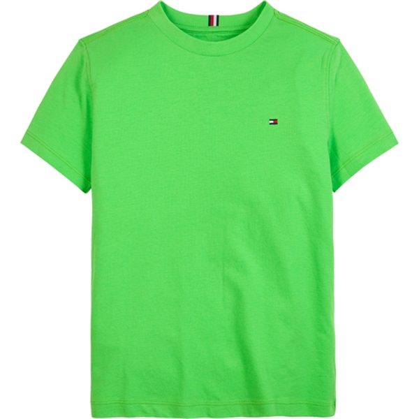 Tommy Hilfiger Essential T-shirt Spring Lime Hot on Sale