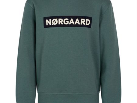 Mads Nørgaard Organic Sweat Solo Sweatshirt Balsam Green Online Hot Sale