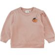 THE NEW Siblings Peach Beige Flima Velour Sweatshirt Online now