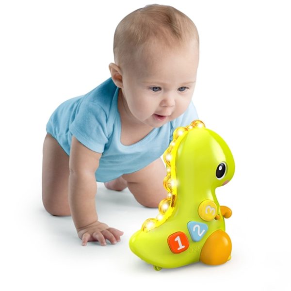 Bright Starts Go, Go, Dino™ Dinosaur Crawl-and-Learn Toy Sale