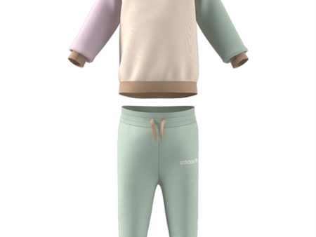 adidas Colorblock Sweat Set For Cheap