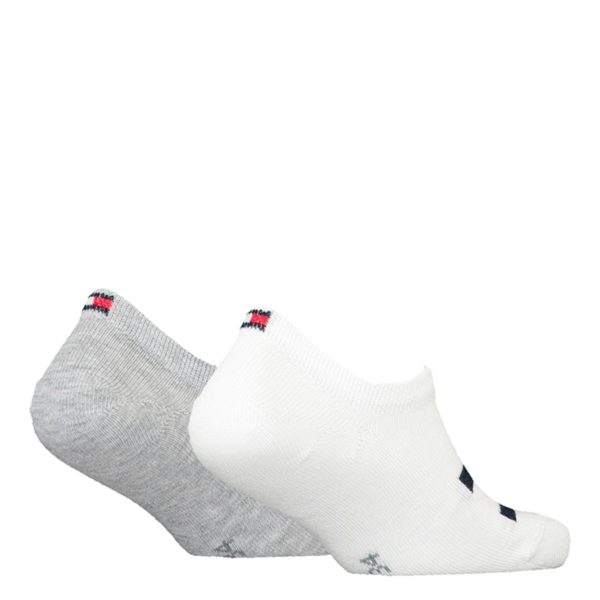 Tommy Hilfiger 2-Pack Footies Flag white grey For Discount