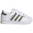 adidas Originals Superstar Sneakers White   Olive Sale