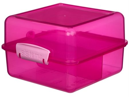 Sistema Lunch Cube Lunchlåda 1,4 L Pink Online now