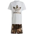 adidas Originals White Shorts Tee Set Fashion