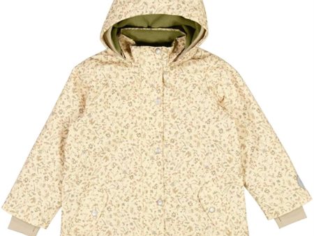 Wheat Jacka m. Fleece Gry Tech Wild Flowers on Sale