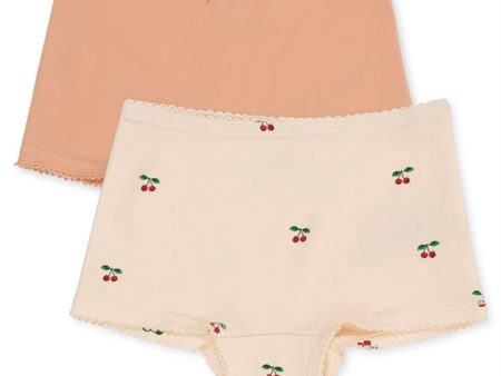 Konges Sløjd Basic Hipster 2-pack Cherry  Toasted Almond Fashion