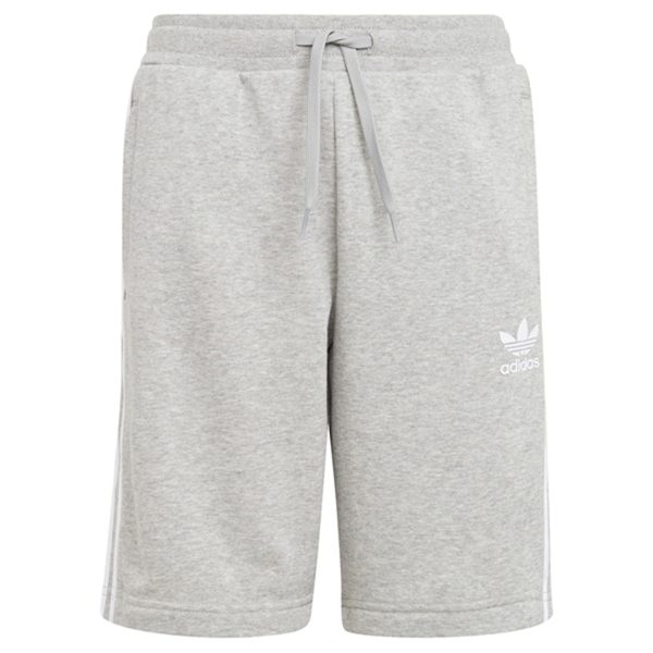 adidas Originals Medium Grey Heather   White Shorts For Cheap