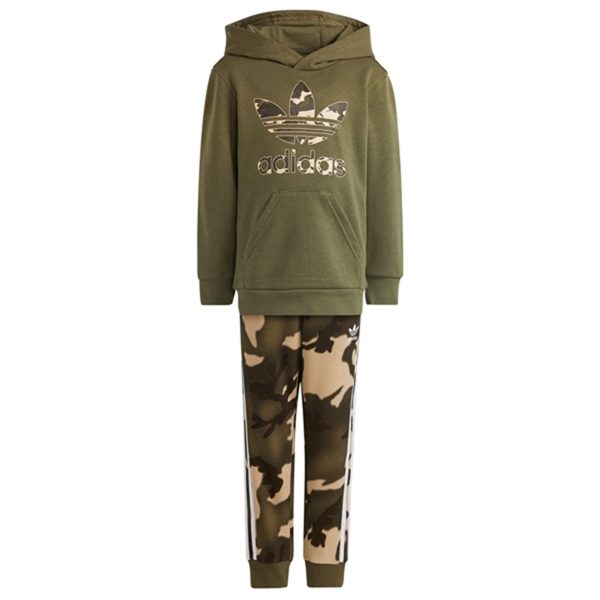 adidas Originals Olive Hoodie Set Online Sale