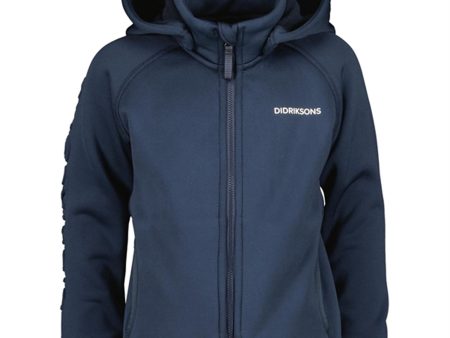 Didriksons Corin Navy Sweatshirt m. Dragkedja Online