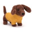 Jellycat Sweater Gravhund Gul 14 cm For Cheap