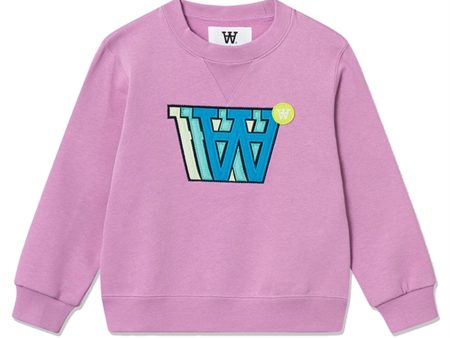 Wood Wood Rosy Lavender Rod Applique Sweatshirt Online now