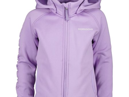 Didriksons Corin Digital Purple Sweatshirt m. Dragkedja Online now