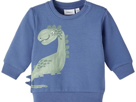 Name it Bijou Blue Tas Dinosaur Sweatshirt Online