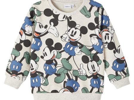 Name it Peyote Melange Daf Mickey Sweatshirt Hot on Sale