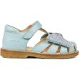 Angulus Sandal M. Rosett Och Kardborreband Mint Mint Glitter For Sale