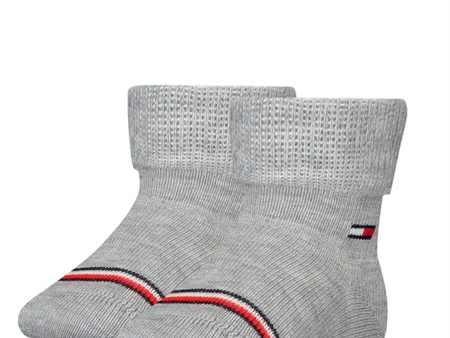 Tommy Hilfiger Baby 2-Pack Strumpor Light Grey Melange Online