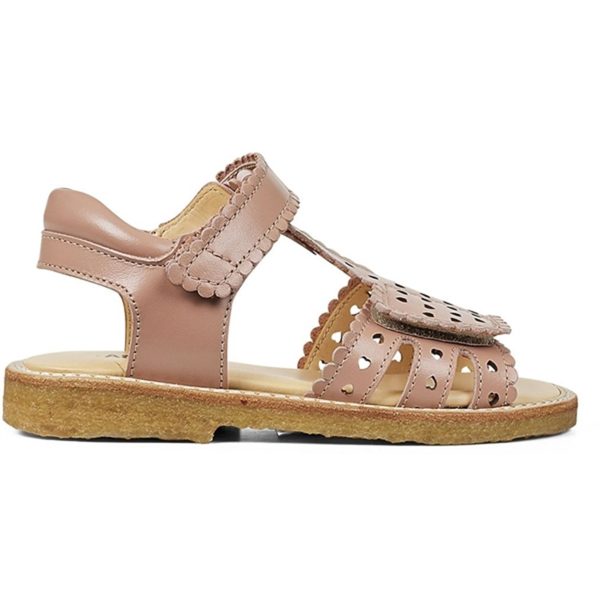 Angulus Sandal M. Kardborreband Och Hearts Dark Peach Supply