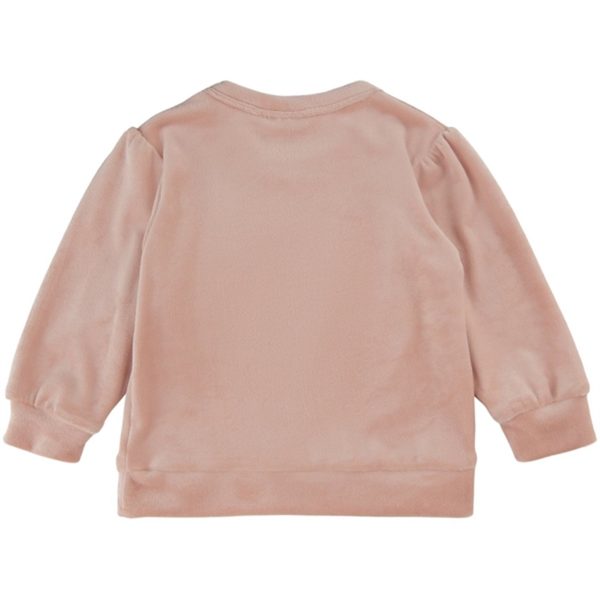 THE NEW Siblings Peach Beige Flima Velour Sweatshirt Online now