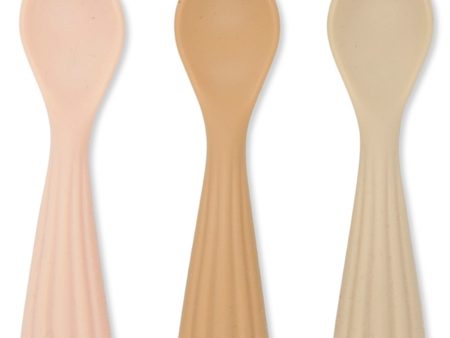 Konges Sløjd Silikon Clam Skedar 3-pack Sunset Blush Sale